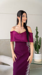 Bella dress purple