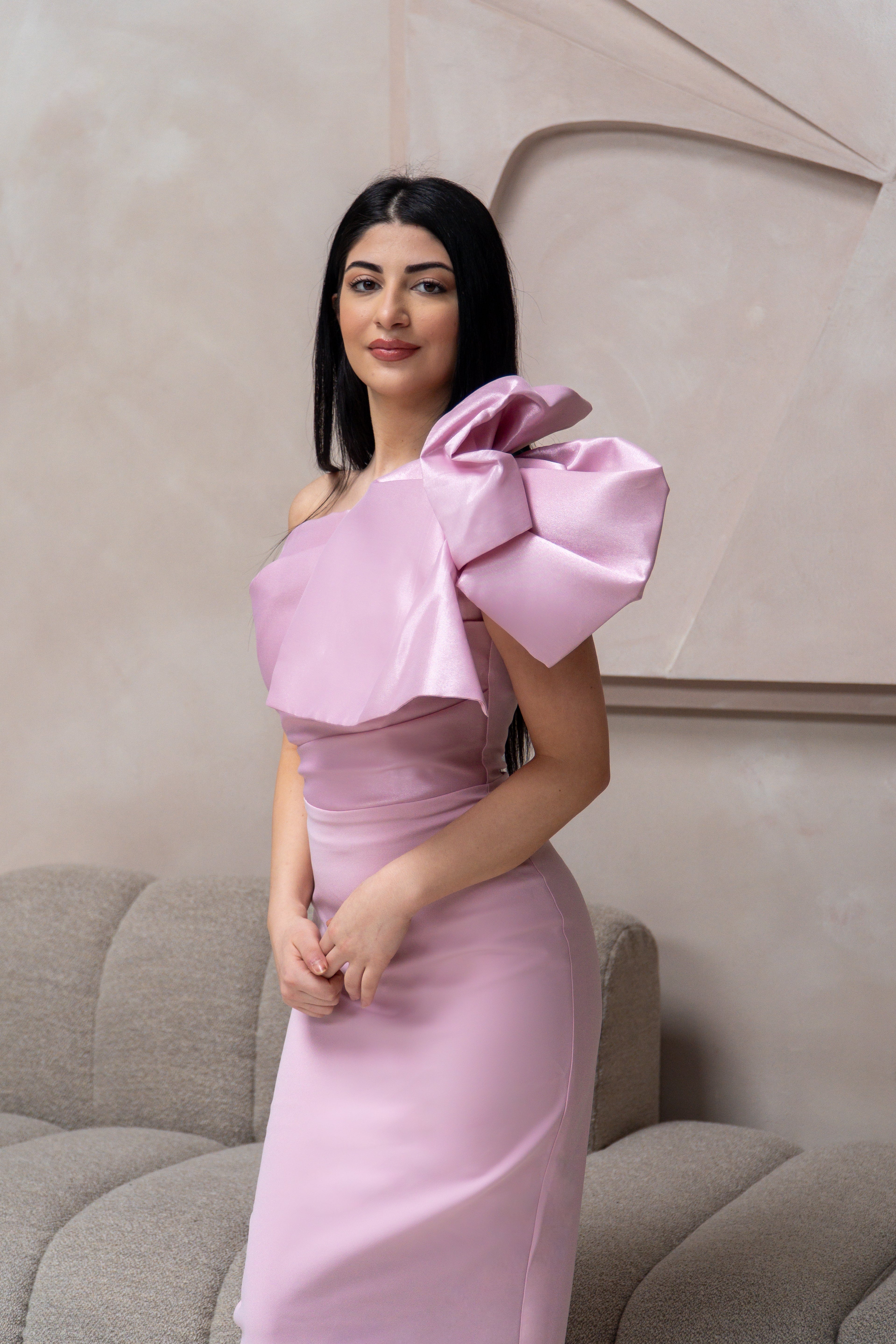 Nur dress pink