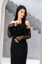Hiba dress black