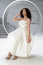 Tuba dress white