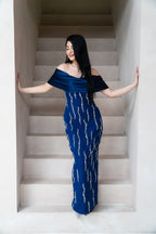 Elif dress navy