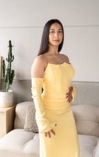 Damla dress yellow