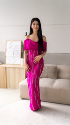 Elif dress fuchsia