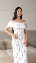 Elif dress white